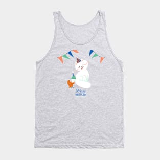 Birthday Cat Tank Top